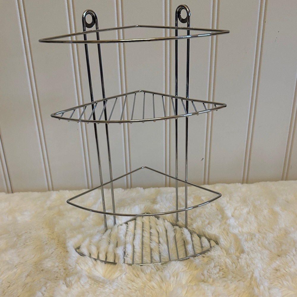 Silver Corner Shower Caddy